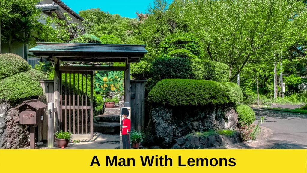 A Man With Lemons